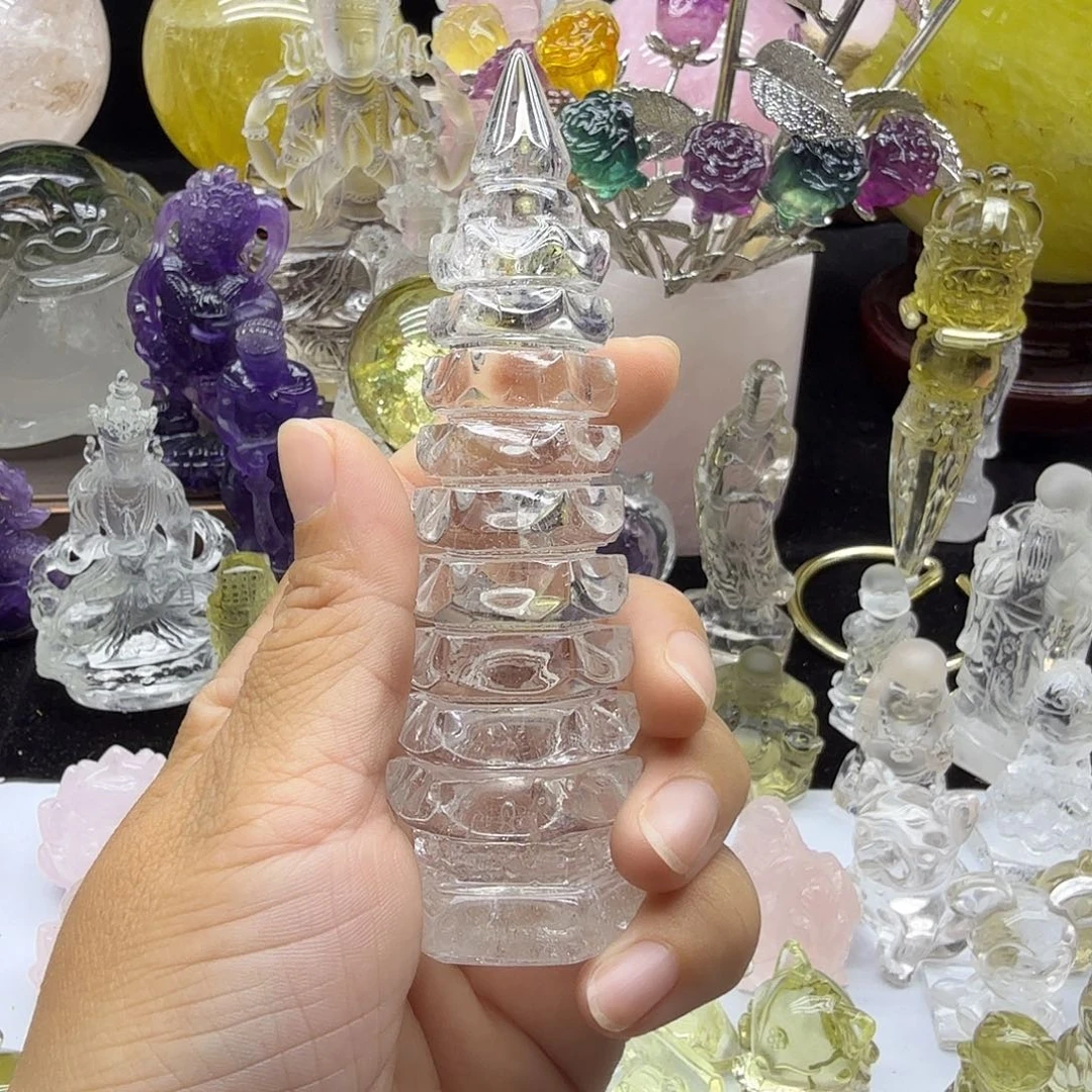 水晶摆件未镶嵌水晶走****上