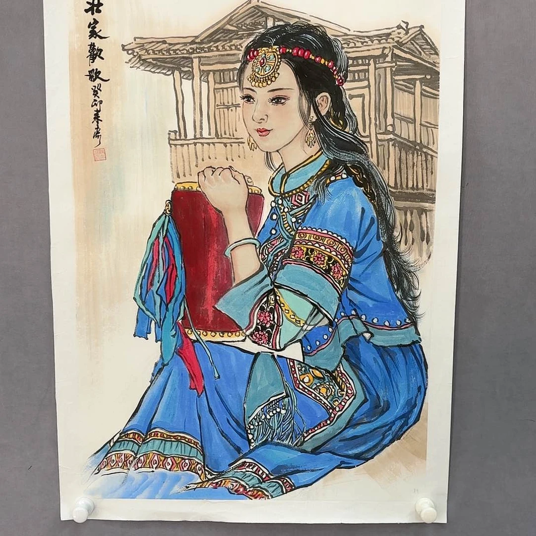 国画亲笔手绘原创