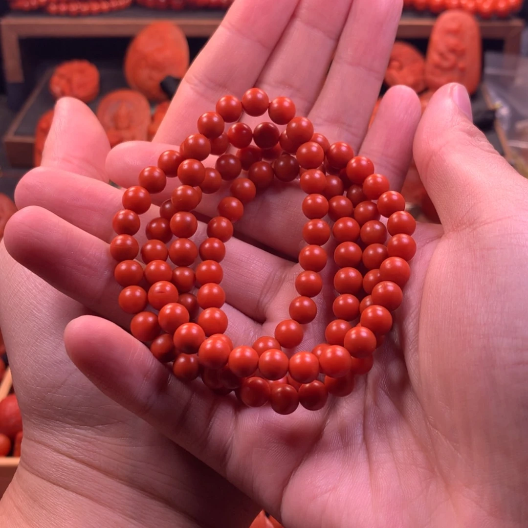 【闪购商品】未镶嵌高品多圈南红玛瑙