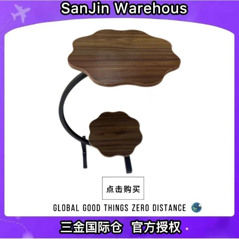 欧式轻奢双层边几现代床头柜客厅沙发小茶几简约网红卧室