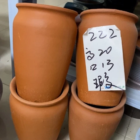 粗陶红陶花盆222