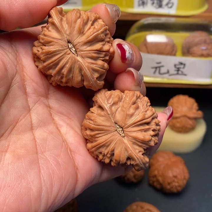 时***流文玩核桃吊坠43全品山地磨