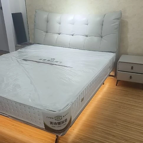 移动松木悬浮大床实木框架终身质保