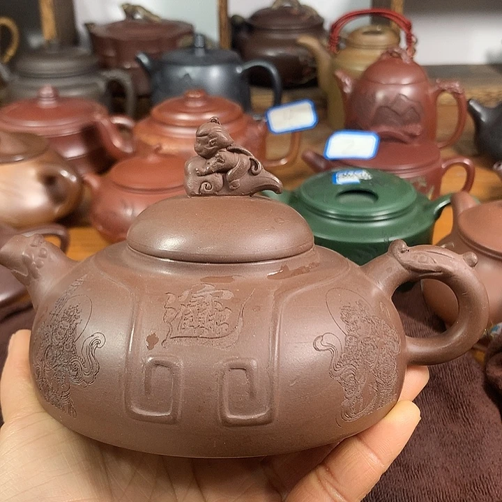 茶壶紫砂紫砂微瑕