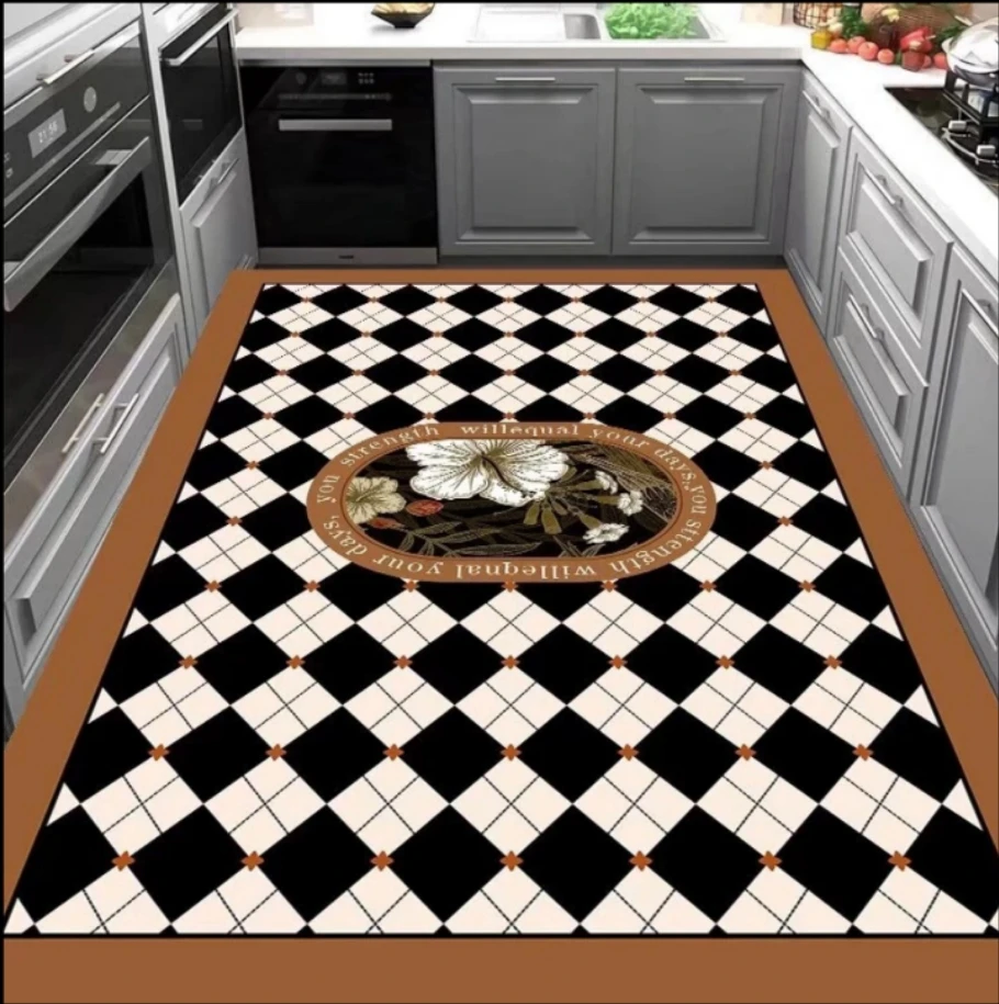 墨以-236【120X200】硅藻泥吸水防滑地垫厨房入户门