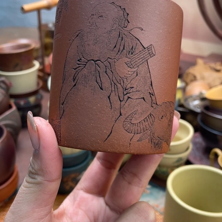 紫砂茶杯?***?原矿紫砂主人杯