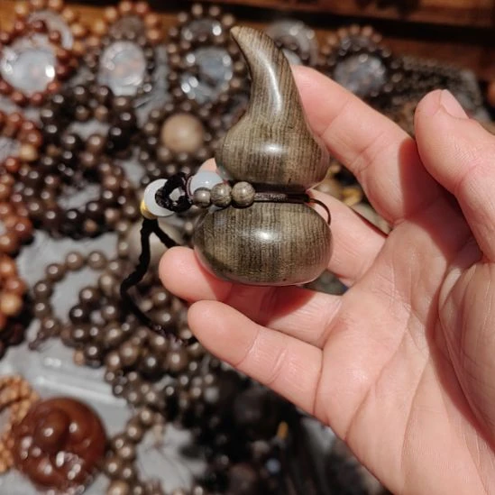 小叶桢楠金丝楠木把把壶