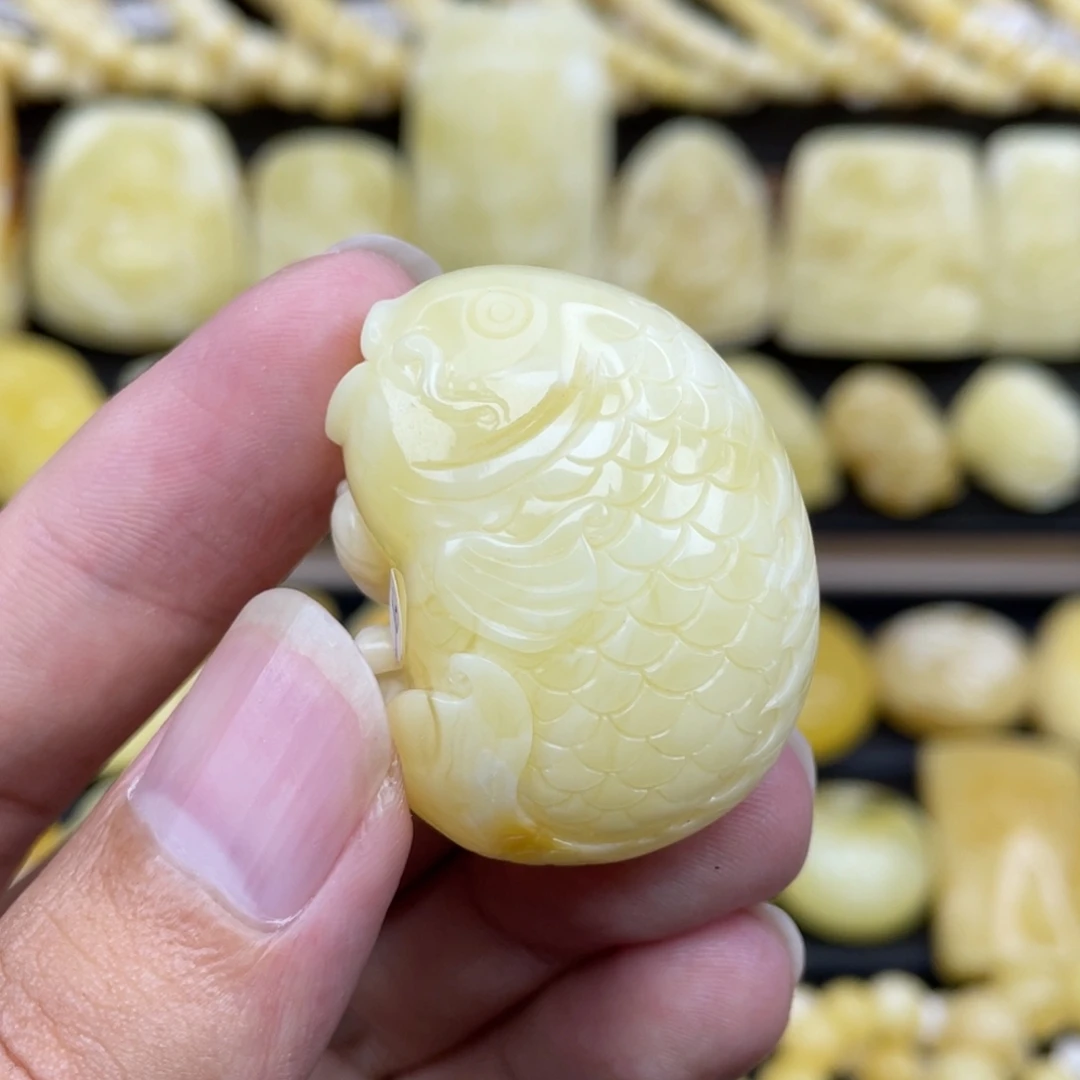 裸石琥珀未镶嵌琥珀蜜蜡
