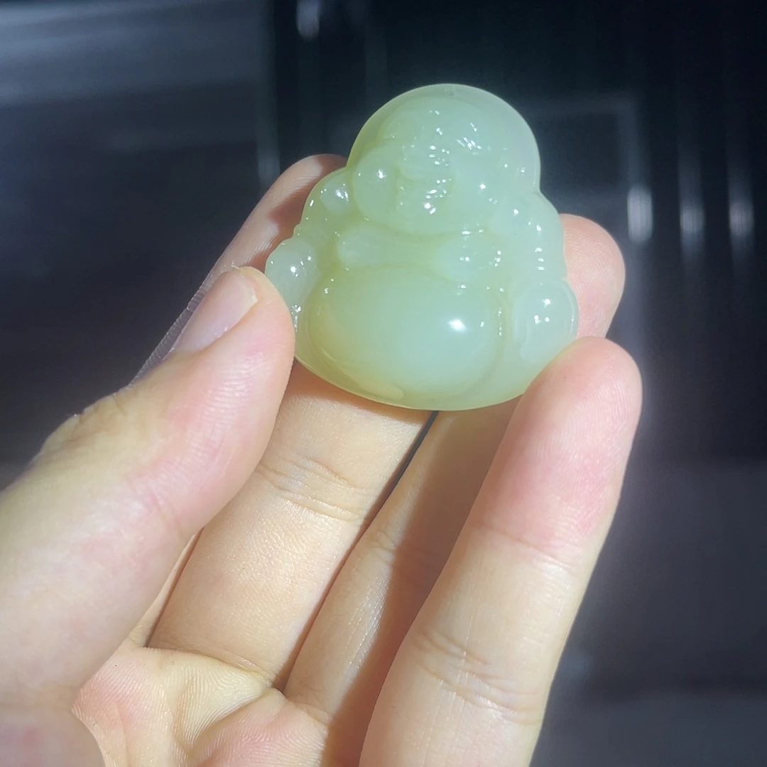 手链未镶嵌和田玉新疆且末钢板料佛公40