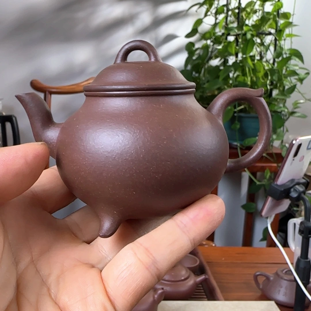 茶壶紫砂三脚水平