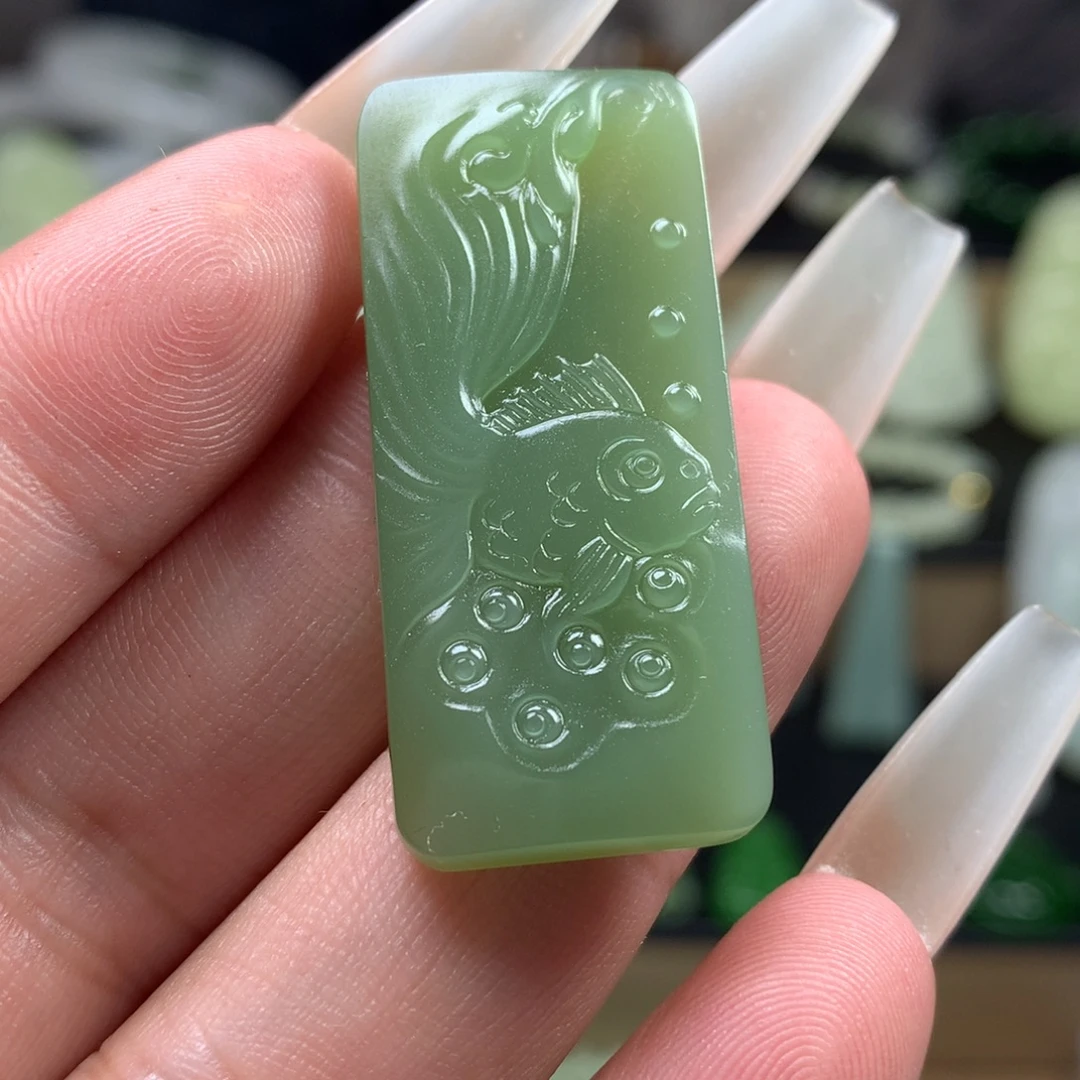 和田玉（碧玉）未镶嵌颈饰