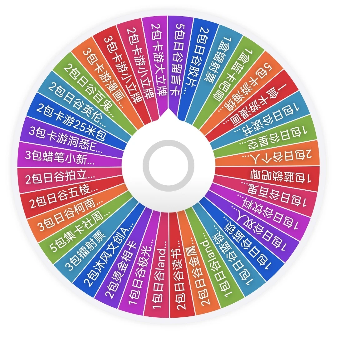 【全日谷】破产流亏本福福大转盘（代拆）