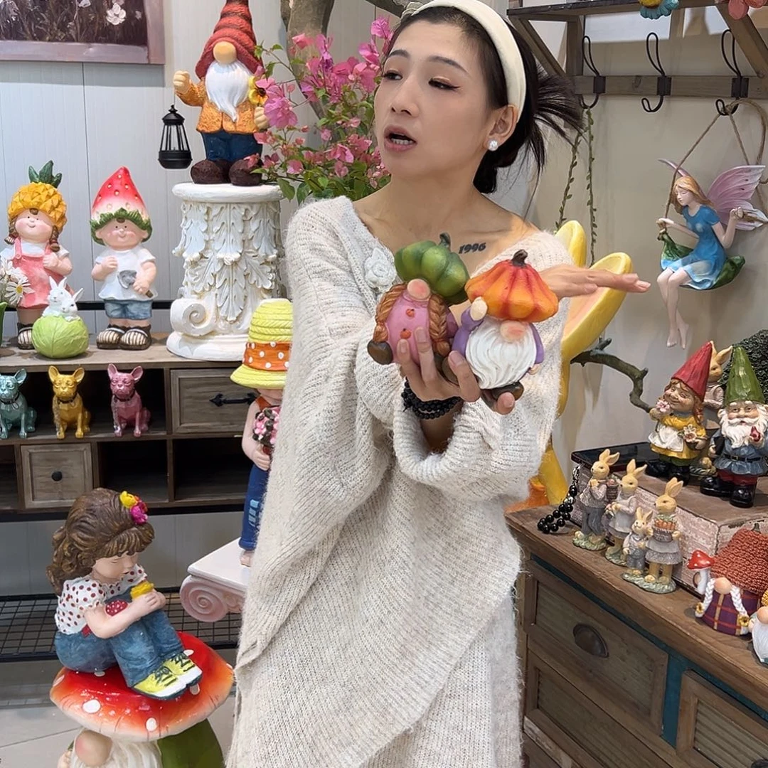 花园摆件红红火火