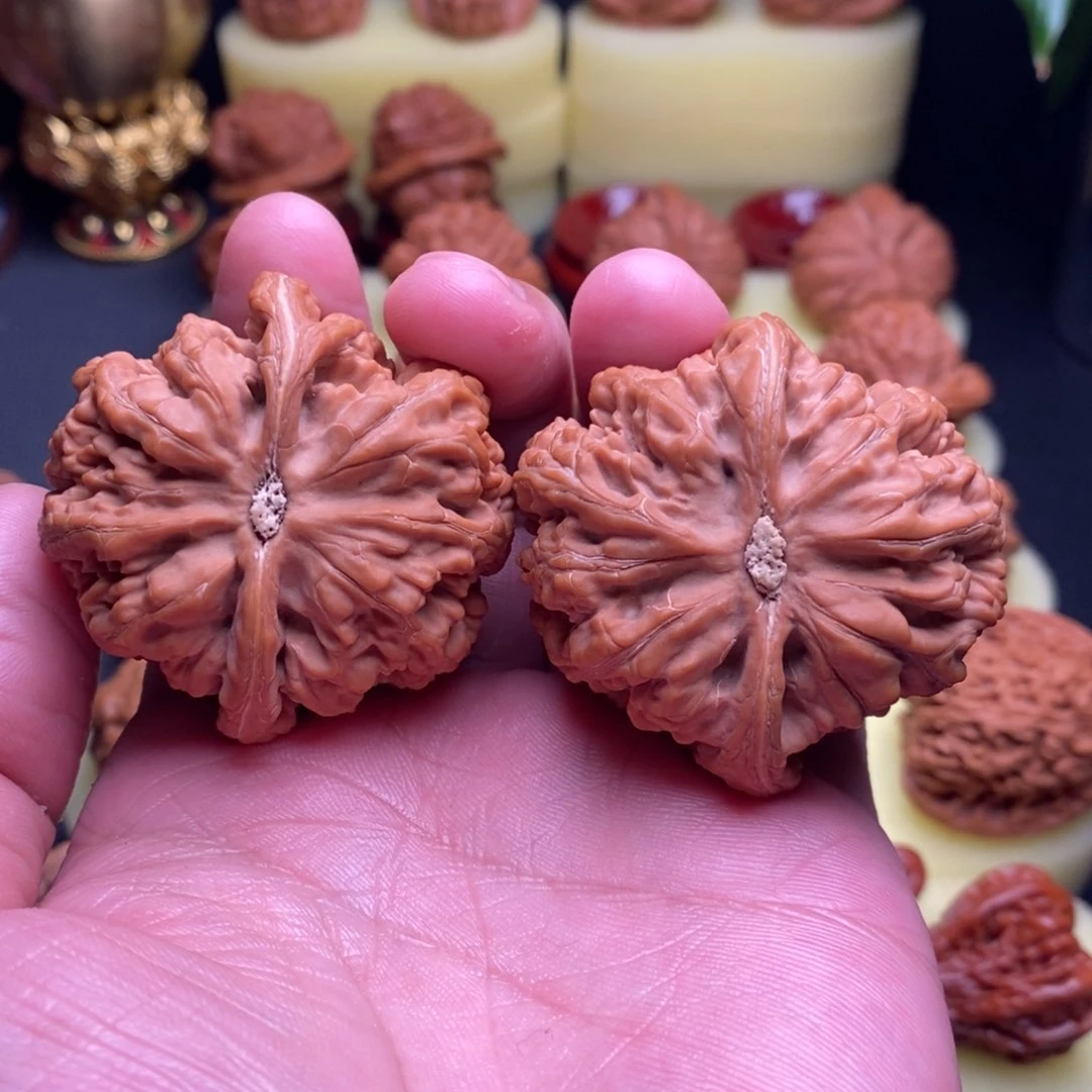 把件文玩核桃48尺全品大球筋