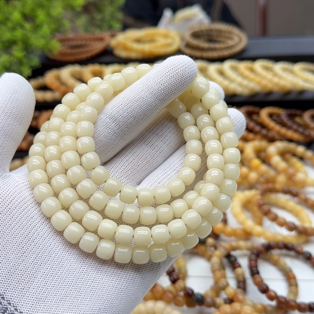 手串菩提根/象牙果8*9鬼工5年