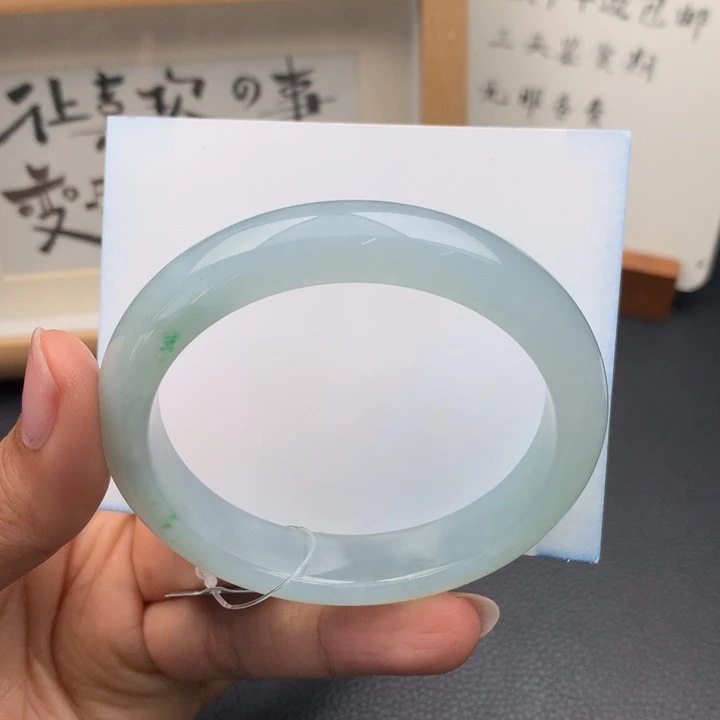 翡翠手镯未镶嵌翡翠手镯57圈口