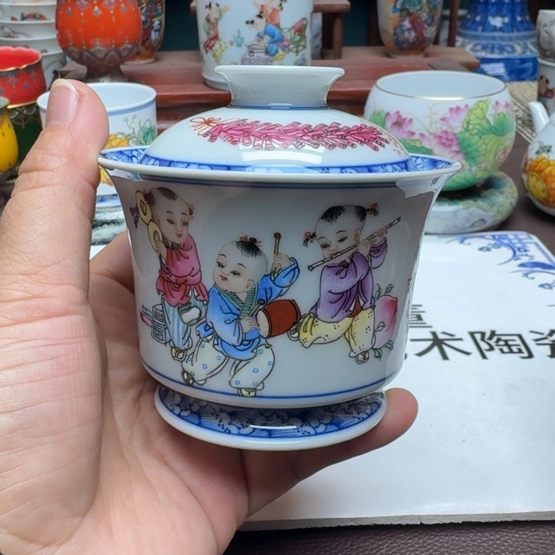 景德镇手工手绘展示