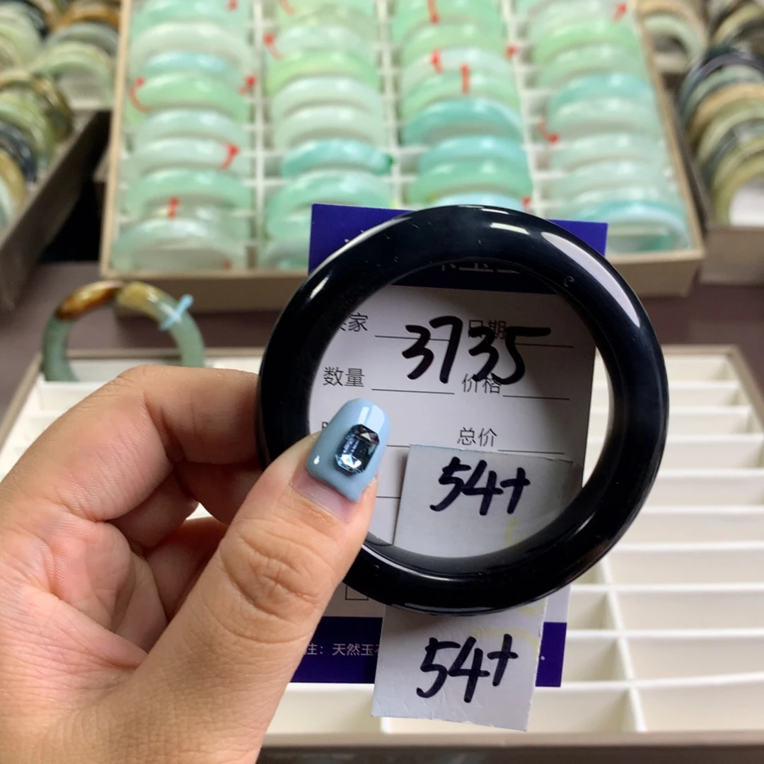 蛇纹石玉未镶嵌手镯3735