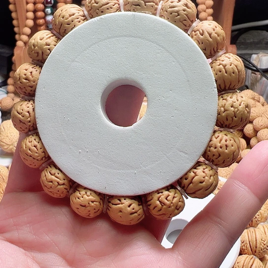 桃核手串野生小奶豆14尺