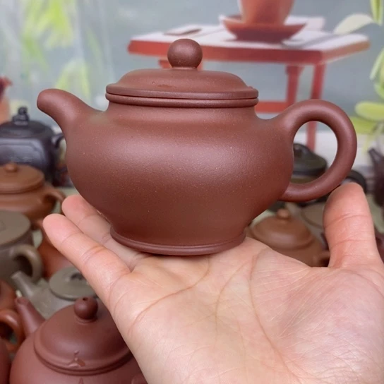 紫砂茶壶风釉200cccc羊角山紫泥