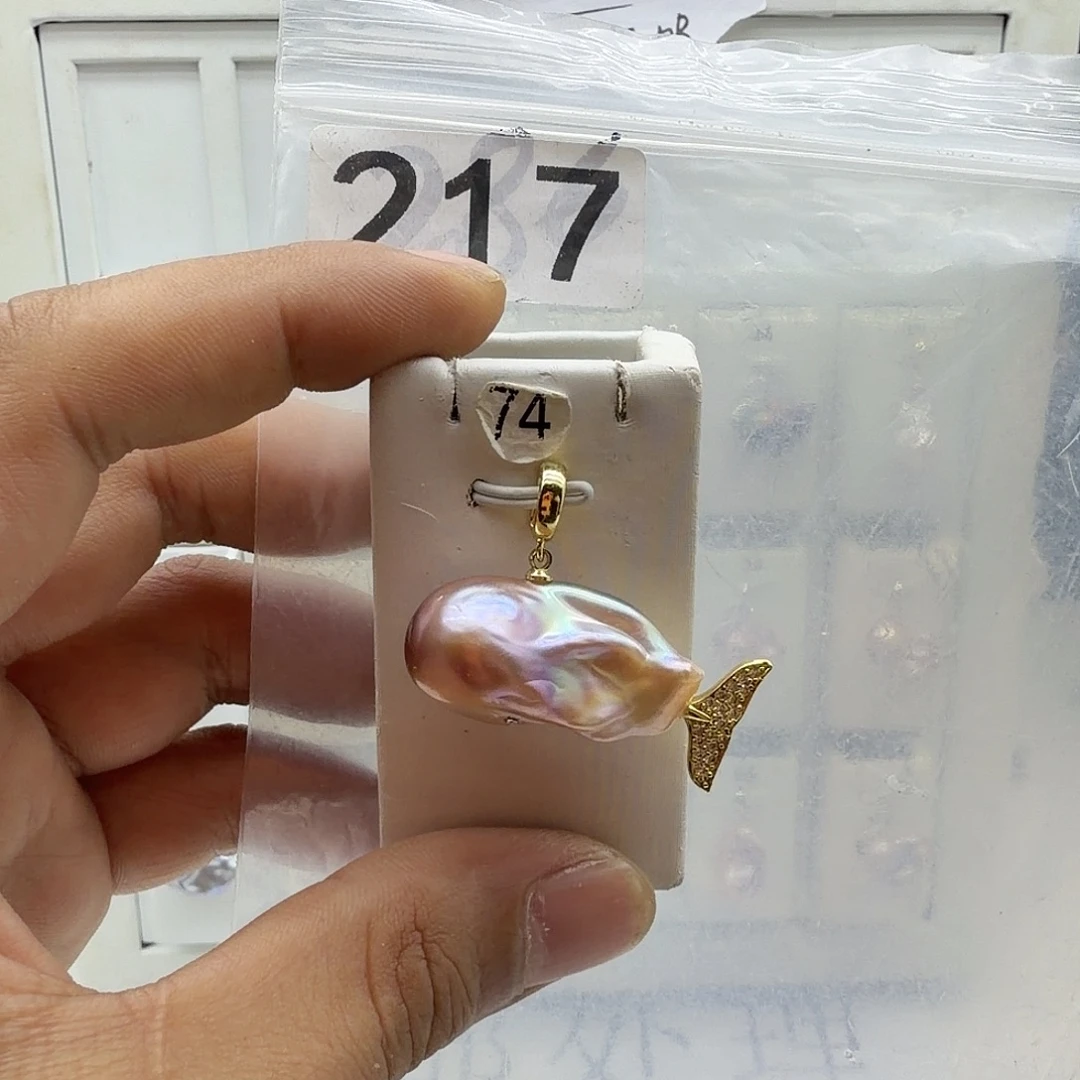 合金淡水珍珠颈饰