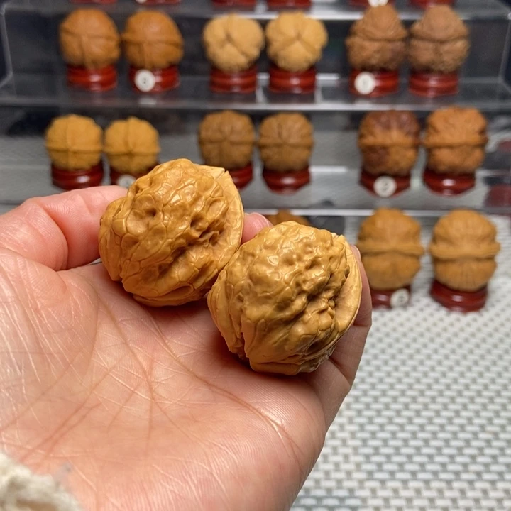 文玩核桃把件35金玉满堂