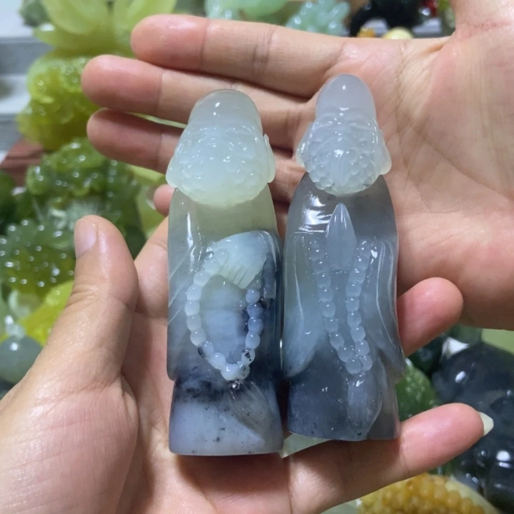 【闪购商品】未镶嵌蛇纹石玉把件农*
