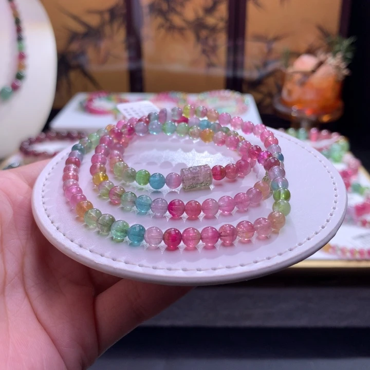 未镶嵌手链碧玺碧玺