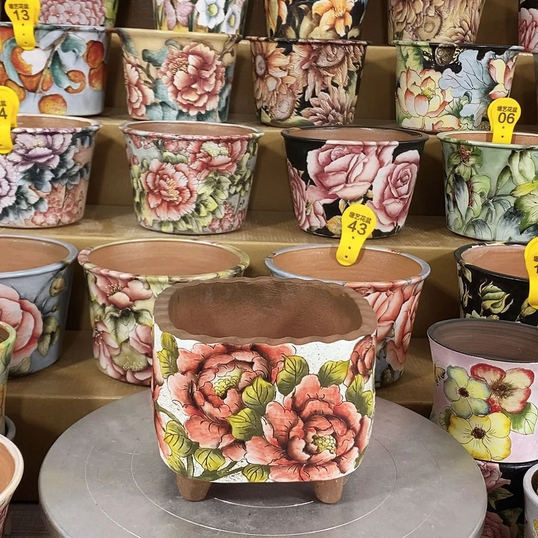 景德镇精品博采美盆12.5/11.5