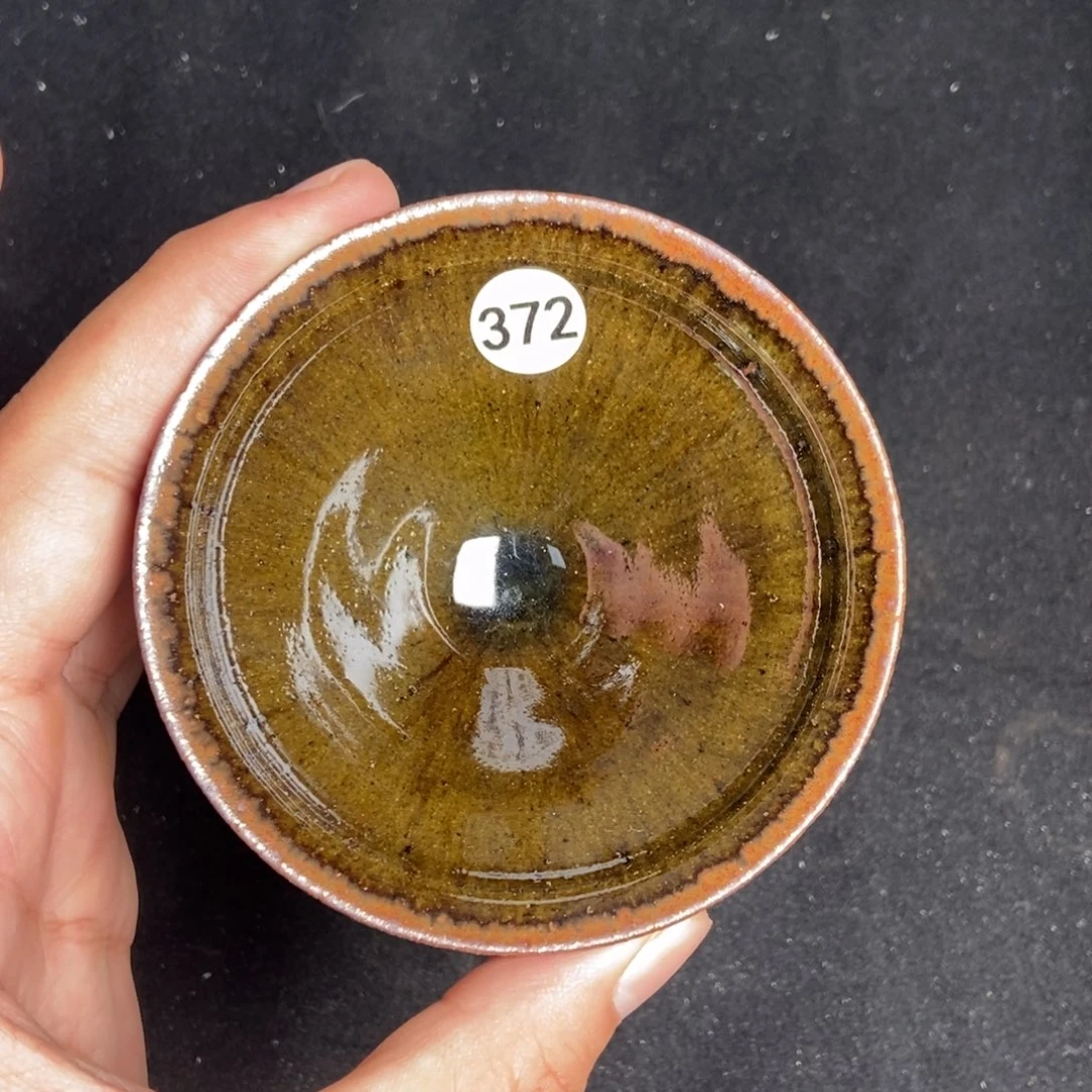 茶盏建窑建盏龙窑柴烧372