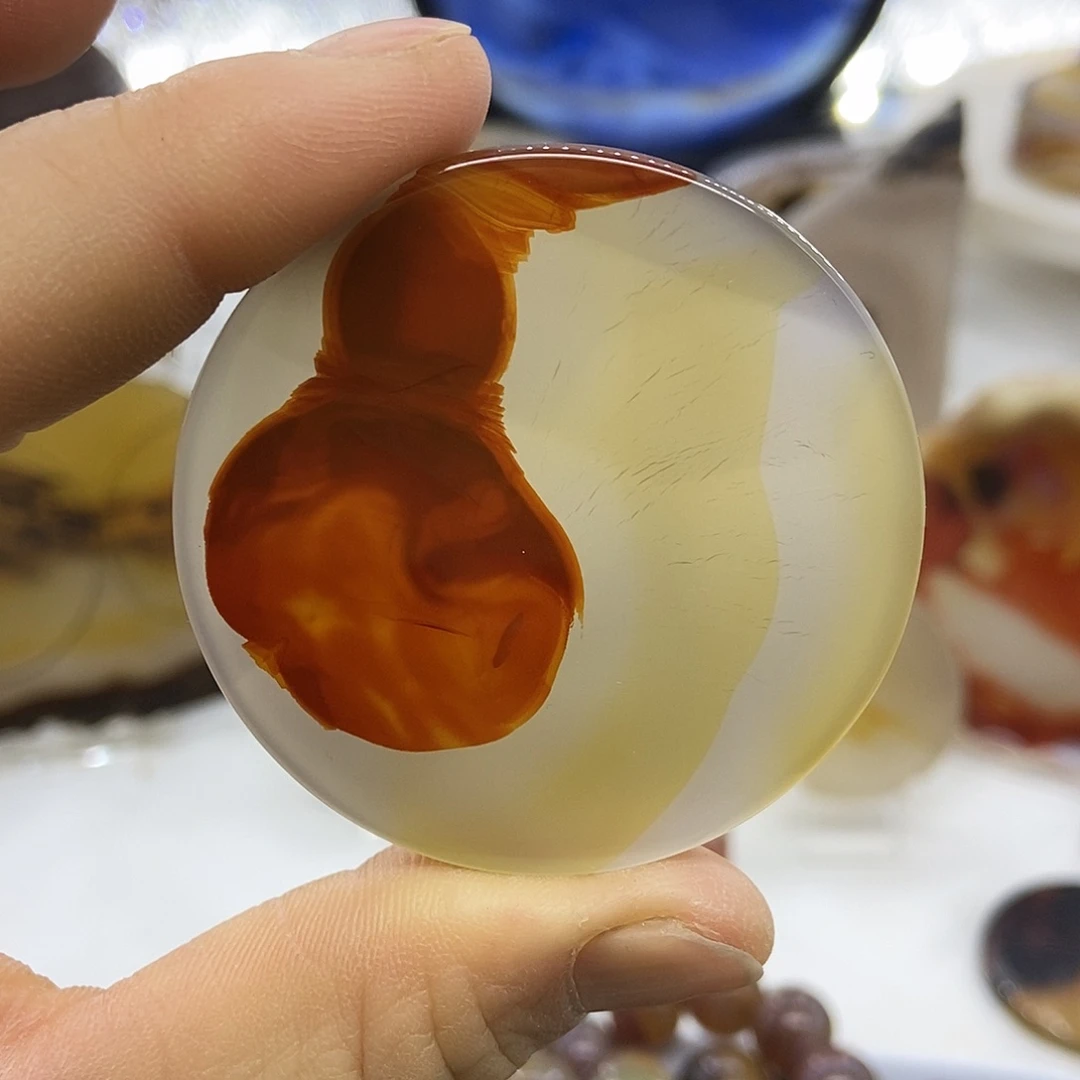 定制玛瑙巴玉玛瑙象形花牌