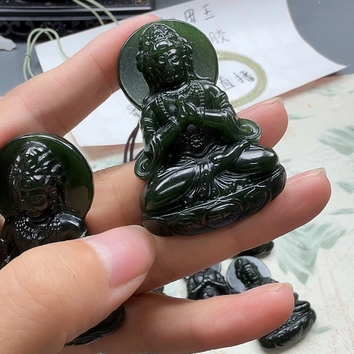 和田玉未镶嵌颈饰92