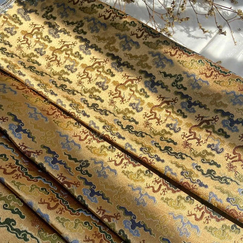 【祥云纹】宋锦真丝面料书画茶壶功夫茶杯袋茶具收纳包便携盒布料
