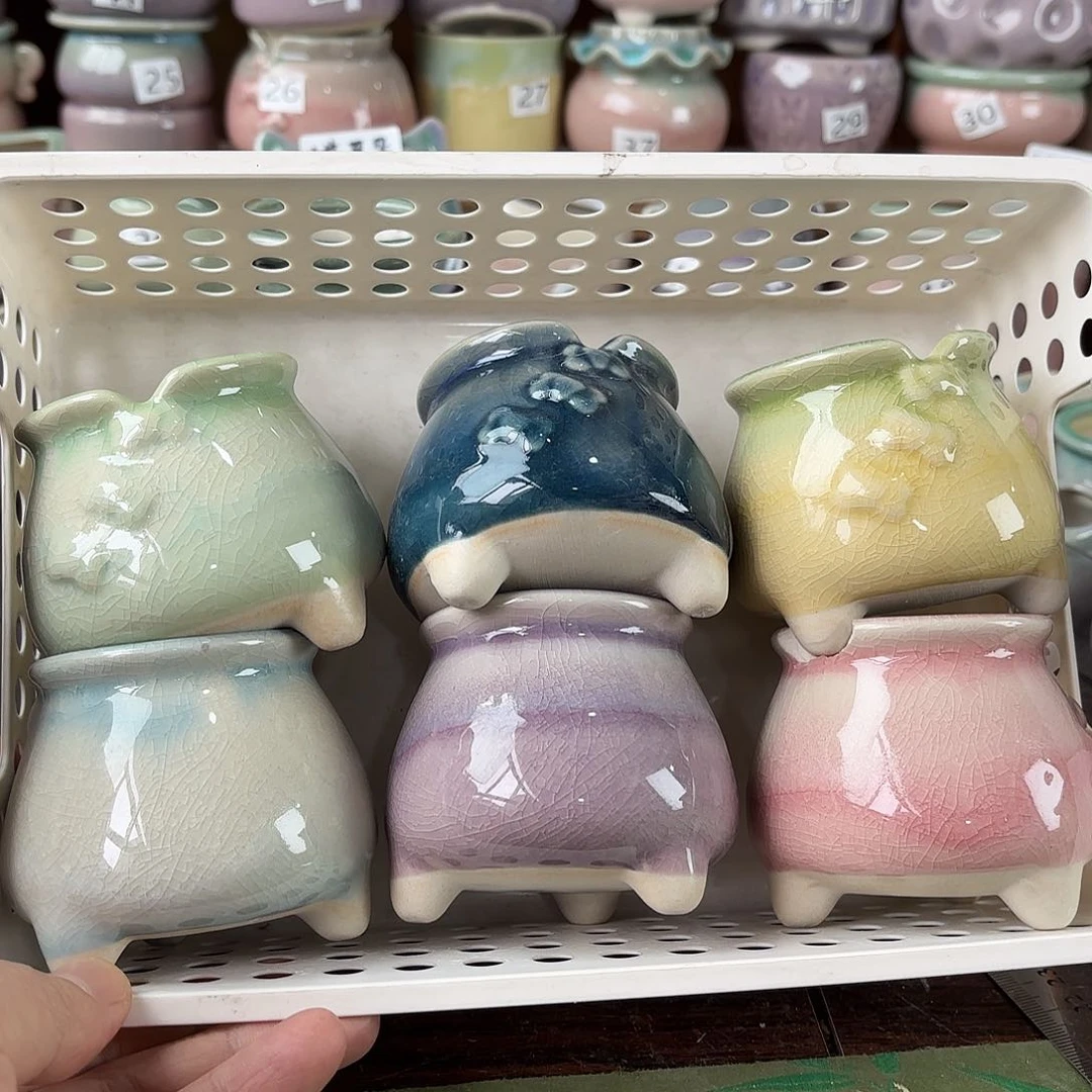 陶瓷量货/口5.5-6高深浅搭配发6个