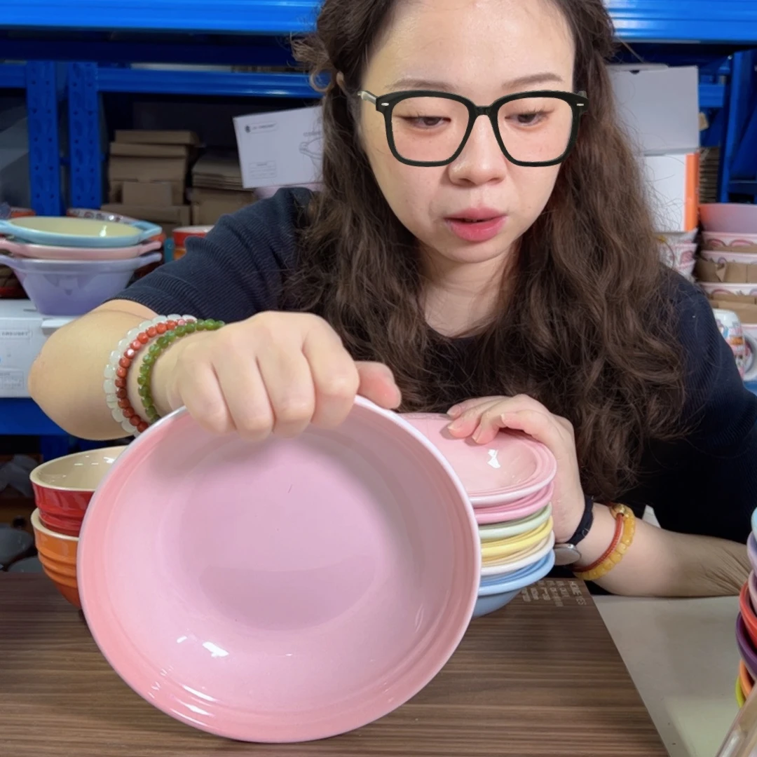 陶瓷贝壳粉燕麦碗