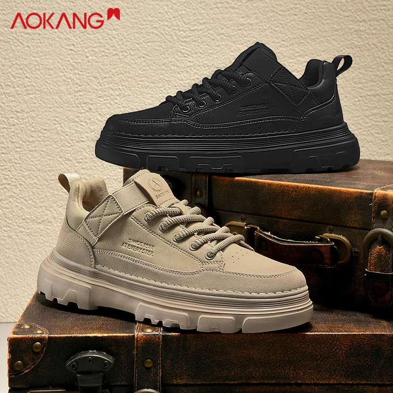 2025秋冬季户外男士运动增高厚底休闲男鞋时尚马丁靴