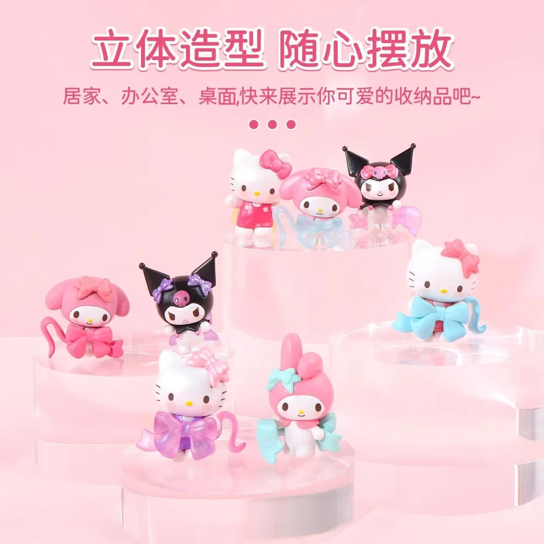 三丽鸥爱意蝴蝶结系列萌趣豆系列潮玩盲盒盲袋及KT摆件（代拆）