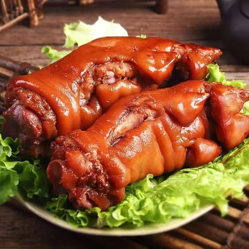 【买一送一】酱香猪蹄卤味熟食整蹄400克*2袋，赠辣椒油20克和手套