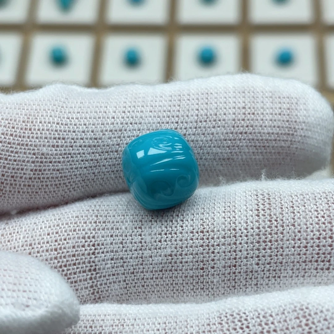 绿松石珠宝奇石未镶嵌L***8