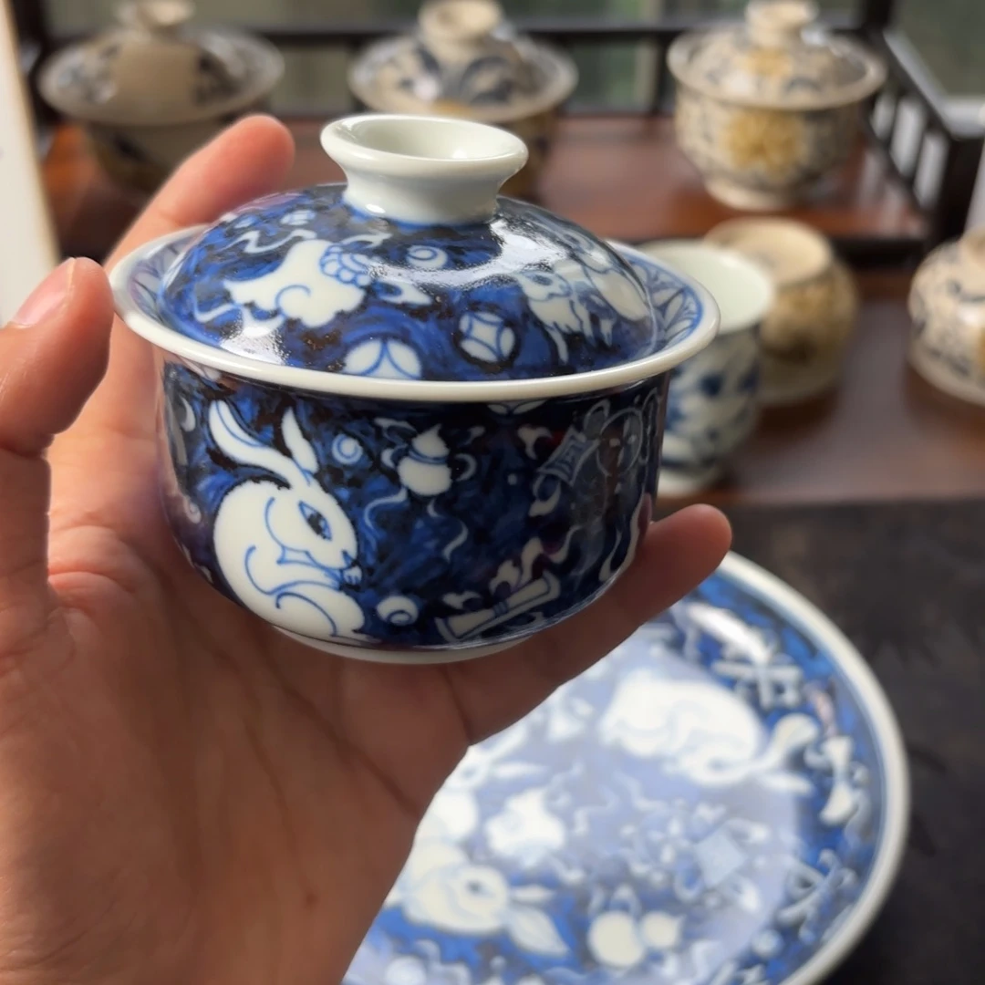 摆件景德镇手绘茶器