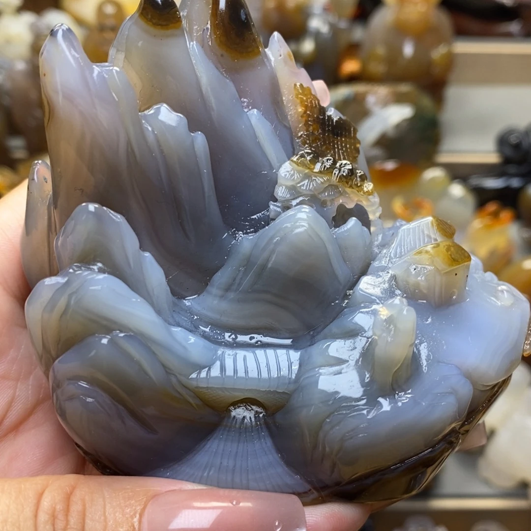 玛瑙/玉髓摆件未镶嵌