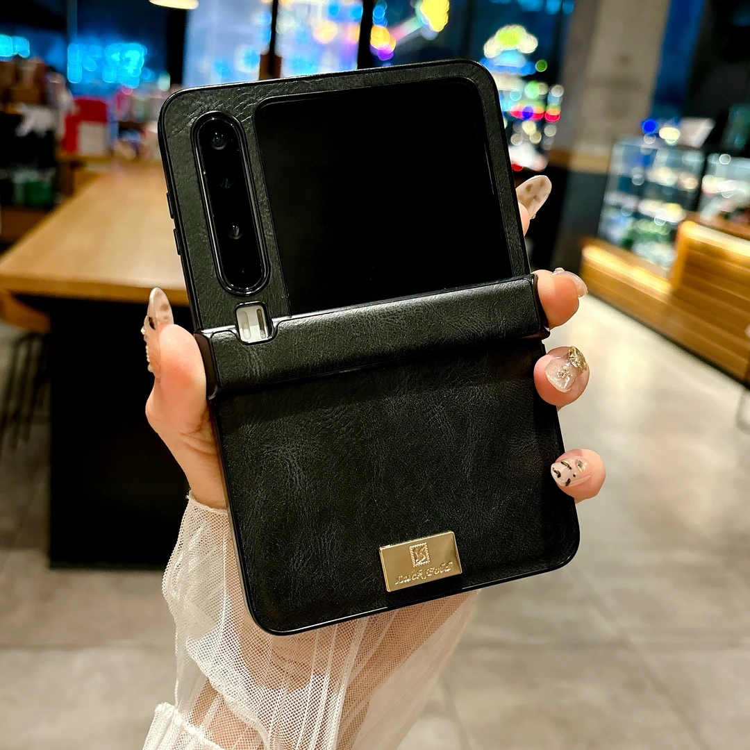 适用华为purax手机壳复古疯马纹purax典藏版中轴全包商务高档防摔