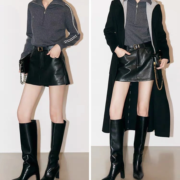 时尚女装半拉链毛衫108-5109