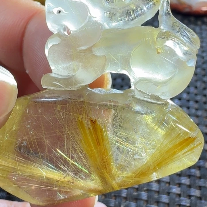 水晶吊坠(不含链)未镶嵌芷*