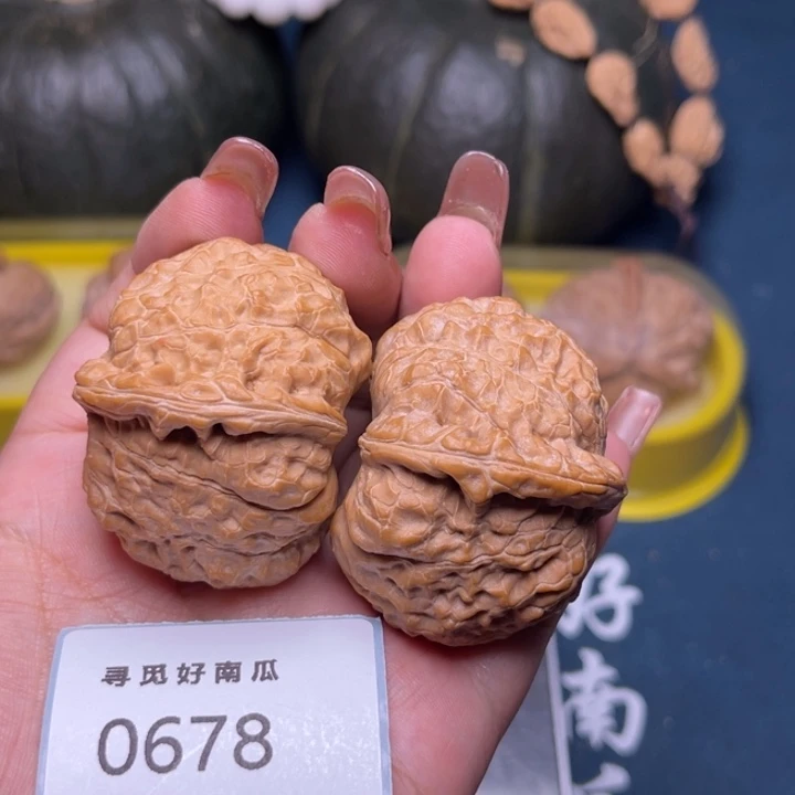 把件文玩核桃南瓜墩43-0678