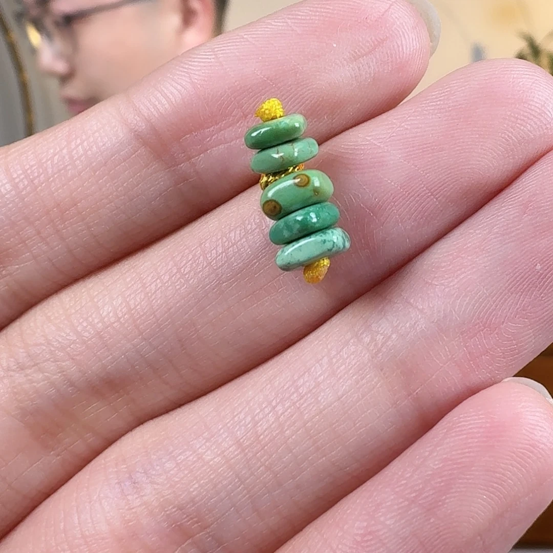 绿松石未镶嵌挂件