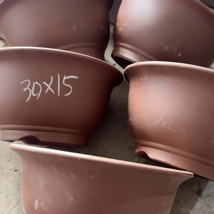 紫砂花盆100-5。       30-15