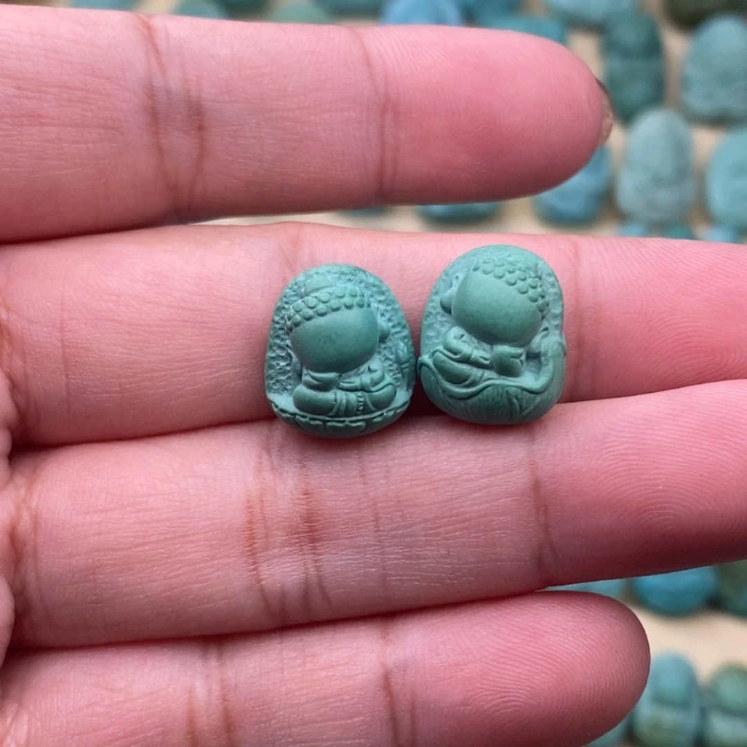 绿松石合金吊坠(不含链)
