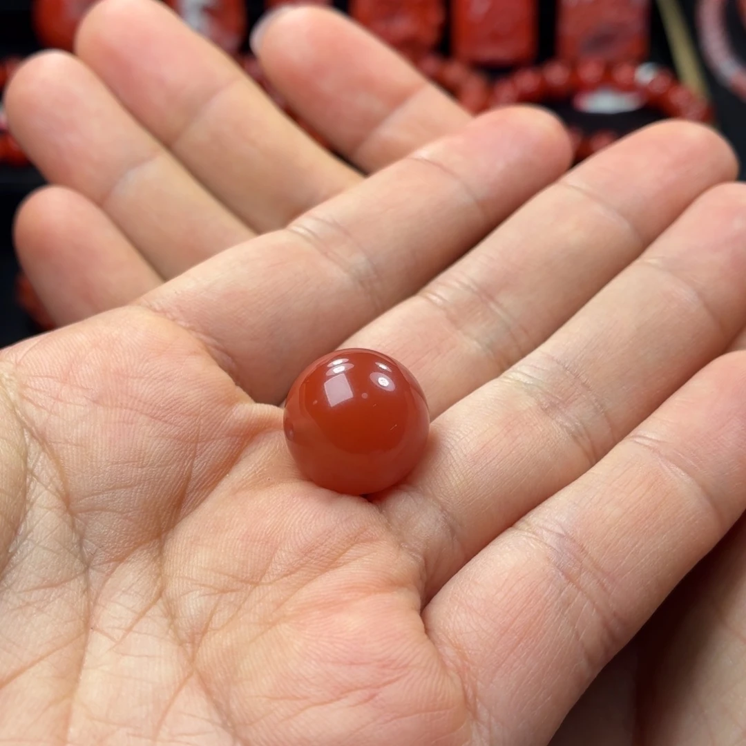 南红玛瑙未镶嵌颈饰