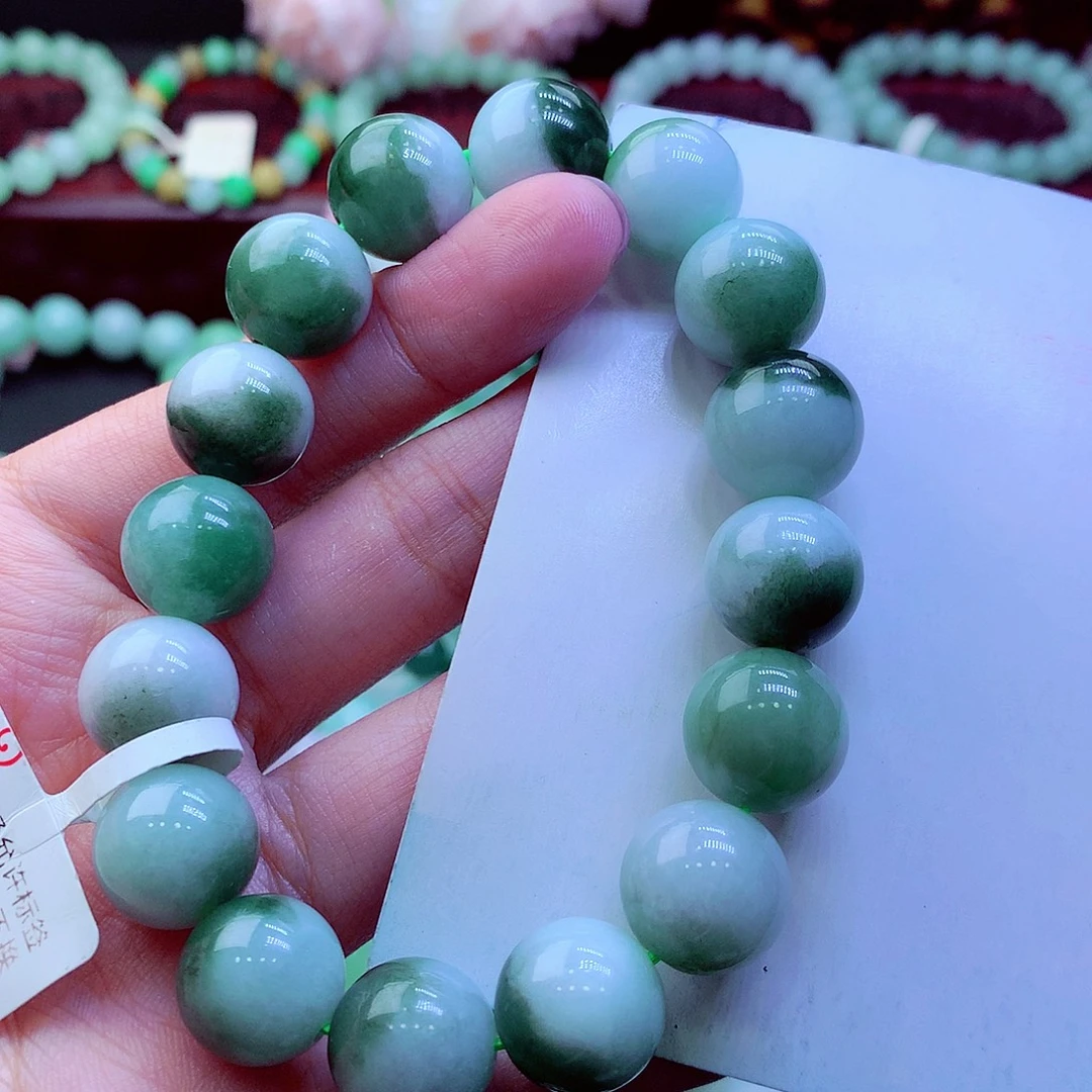 翡翠未镶嵌毛衣链